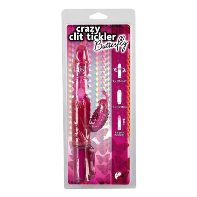 Вибратор вагинально-клиторальный Butterfly pink для женщин