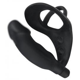 Эрекционное кольцо Black Velvets Penisring mit Vibration - 4