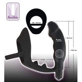 Эрекционное кольцо Black Velvets Penisring mit Vibration - 2