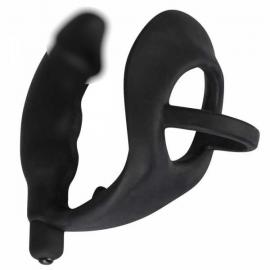 Эрекционное кольцо Black Velvets Penisring mit Vibration - 5