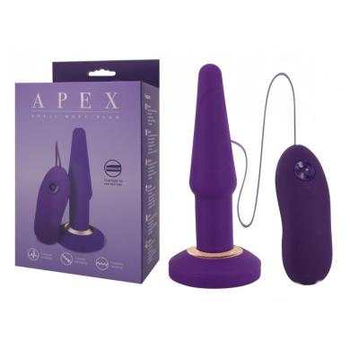 Анальная пробка с вибрацией APEX Plug Purple Small