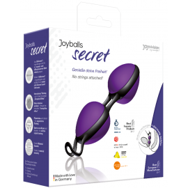 Вагінальні кульки Joyballs Secret, purple/black - 1