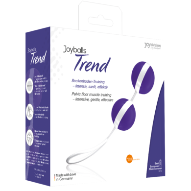 Вагинальные шарики Joyballs Trend, purple / white