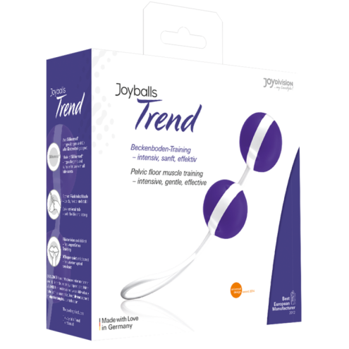 Вагинальные шарики Joyballs Trend, purple / white