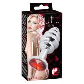 Анальная пробка - Aluminium Butt Jewellery - 2