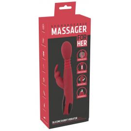 Мультифункціональний вібратор - Silicone Rabbit Vibrator - 1
