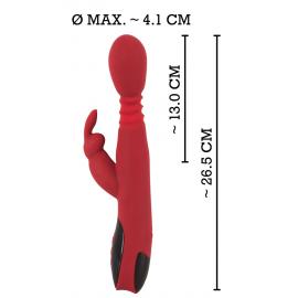 Мультифункціональний вібратор - Silicone Rabbit Vibrator - 4