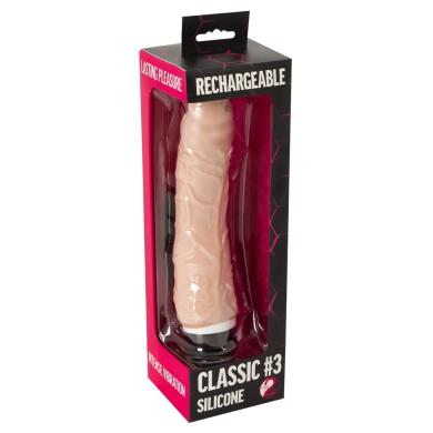 Реалістичний вібратор Classic Silicone #3 Rechargeable