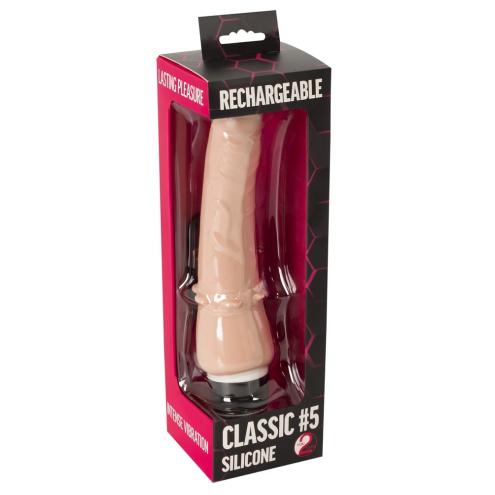 Реалистичный вибратор Classic Silicone #5 Rechargeable