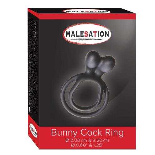 Эрекционное колечко MALESATION Bunny Cock Ring