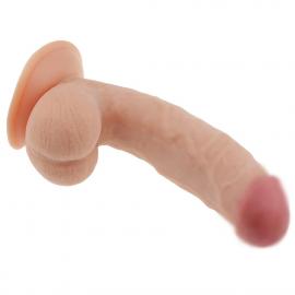 Фаллоимитатор с мошонкой The Ultra Soft Dude Flesh 8.5   - 5