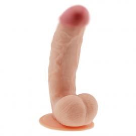 Фаллоимитатор с мошонкой The Ultra Soft Dude Flesh 8.5   - 2