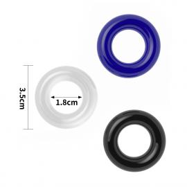 Эрекционные кольца Power Plus Triple Donut Ring Set - 4