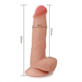 Фаллоимитатор - Skinlike Soft Cock 7 - 2