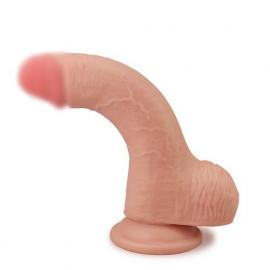 Фаллоимитатор с мошонкой - Skinlike Soft Dong 7,5'' - 3