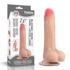 Фалоімітатор Sliding Skin Dong 7 '' - 1