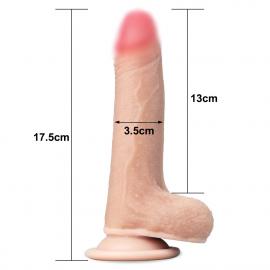 Фалоімітатор Sliding Skin Dong 7 '' - 2