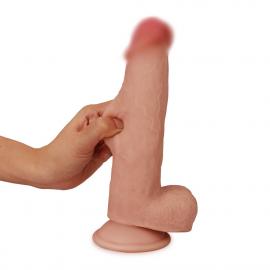 Фалоімітатор Sliding-Skin Dual Layer Dong 8 '' - 3