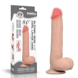 Фалоімітатор Sliding-Skin Dual Layer Dong 9 '' - 1