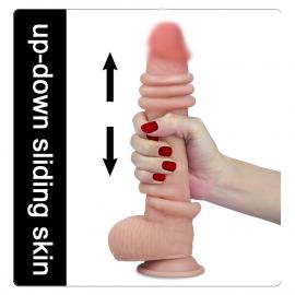 Фалоімітатор Sliding-Skin Dual Layer Dong 9 '' - 2