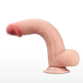 Фалоімітатор Sliding-Skin Dual Layer Dong 9 '' - 4