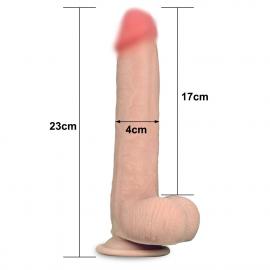 Фалоімітатор Sliding-Skin Dual Layer Dong 9 '' - 5