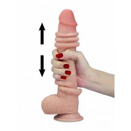Реалістичний фалоімітатор Sliding Skin Dual Layer Dong - 23 Cm (9'') - 4