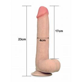 Реалістичний фалоімітатор Sliding Skin Dual Layer Dong - 23 Cm (9'') - 3