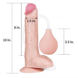 Фаллоимитатор Squirt Extreme Dildo Flesh 10 - 5