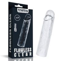 Насадка на член Flawless Clear Penis Sleeve Add 1''