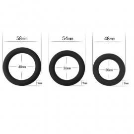Эрекционные кольца Soft Silicone Snug Ring 3 шт - 2