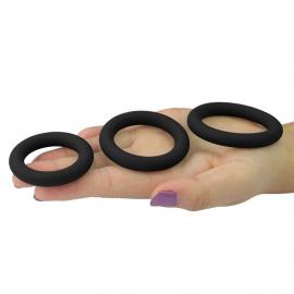 Эрекционные кольца Soft Silicone Snug Ring 3 шт - 4