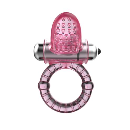 Эрекционное колечко с вибрацией Sweet Vibrationg Cook Ring Pink