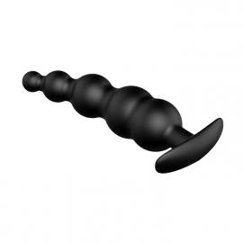 Анальный стимулятор - Pretty Love Anal Butt Plug Beaded Black - 3