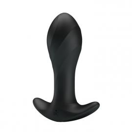 Анальна пробка - Pretty Love Anal Plug Vibrating Massager Black - 2