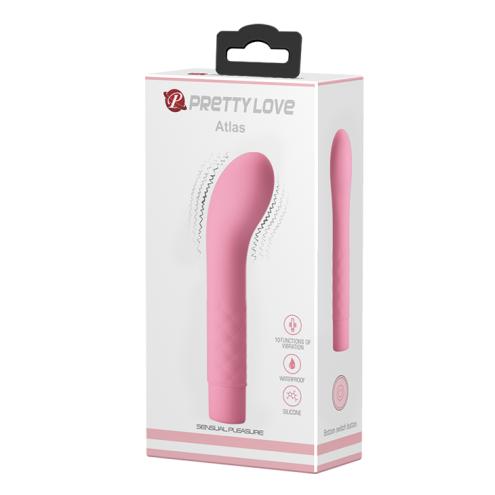 Стимулятор G-точки - Pretty Love Atlas Vibrator Light Pink