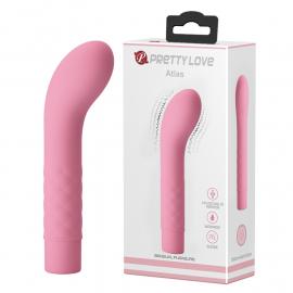Стимулятор G-точки - Pretty Love Atlas Vibrator Light Pink - 1