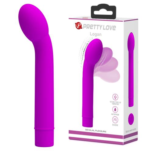 Вибратор для точки G Pretty Love Logan Vibrator Purple