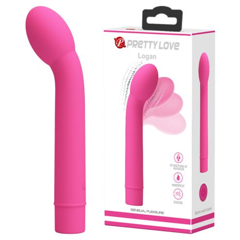 Вибратор для точки G Pretty Love Logan Vibrator Pink