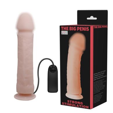 Реалистичный вибратор на присоске The Big Penis Strong Stimulation Flesh