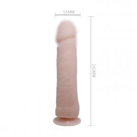 Реалистичный вибратор на присоске The Big Penis Strong Stimulation Flesh - 5