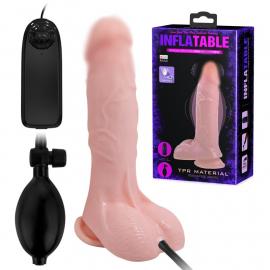 Вібратор Inflatable Vibrator With Pump Flesh - 1