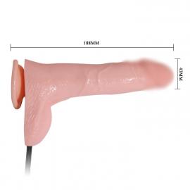 Вібратор Inflatable Vibrator With Pump Flesh - 4
