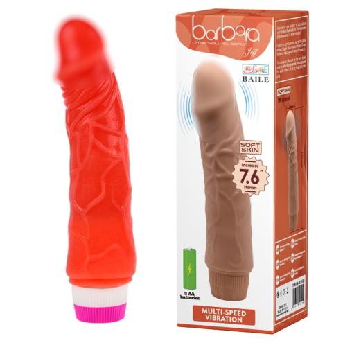 Вибратор - Barbara Jeff Vibrator Red