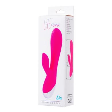 П. Вибратор с клиторальным стимулятором L'Eroina Vibrator Lia 