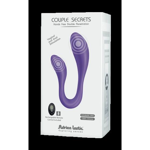 Вібратор для пар Adrien Lastic Couple Secrets II з пультом LRS, два двигуни