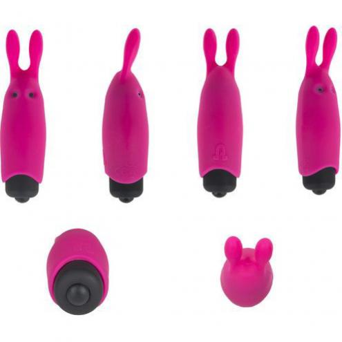Міні вібратор Adrien Lastic Pocket Vibe Rabbit Pink для стимуляції всіх ерогенних зон