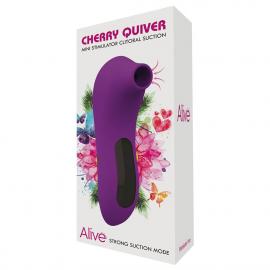 Вакуумный клиторальный стимулятор Alive Cherry Quiver - 4
