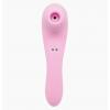 Вибратор и вакуумный клиторальный стимулятор 2в1, Alive Midnight Quiver Pink