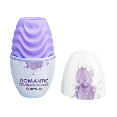 Покет мастурбатор PRETTY LOVE - Romantic double sided egg PURPLE